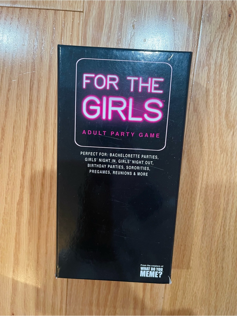 For The Girls Adult Party Game - Black & Pink Box